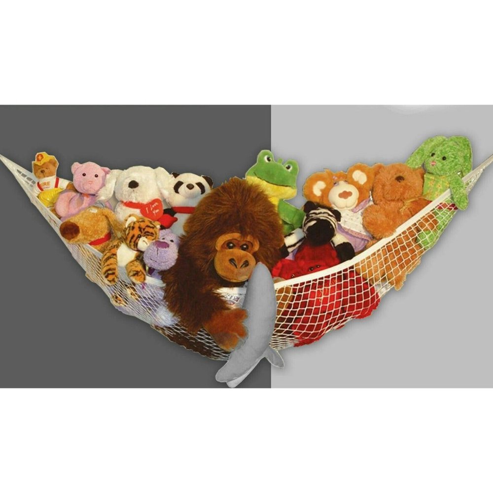 Mesh Toy Hammock/Net for Wall Corner